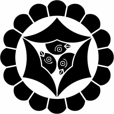 菊輪に三つ雁金