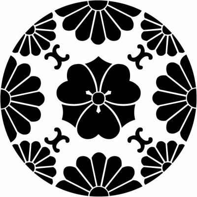 浮線綾菊に剣片喰