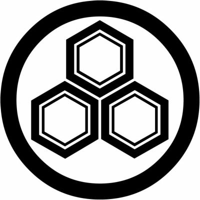 丸に三つ盛り亀甲（１）