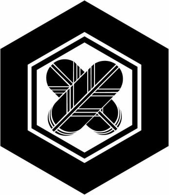 亀甲に違い鷹の羽