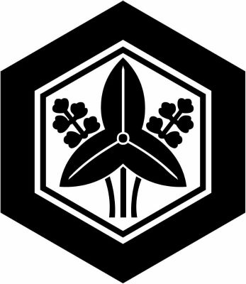 亀甲に立ち沢瀉