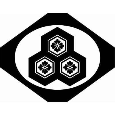 隅切り鉄砲菱に持ち合い三つ盛り亀甲に花角・隅切り鉄砲菱に三つ持ち合い亀甲花角