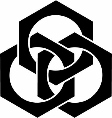 三つ組み合い鉄砲亀甲