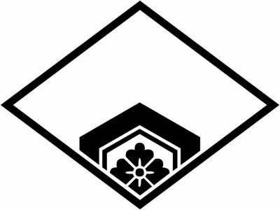 糸菱に覗き亀甲花角