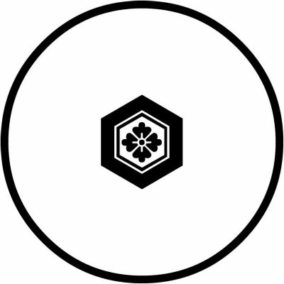 糸輪に豆亀甲に花角