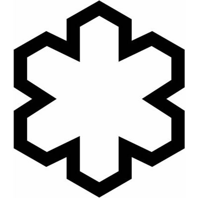 六方亀甲形・六方亀甲