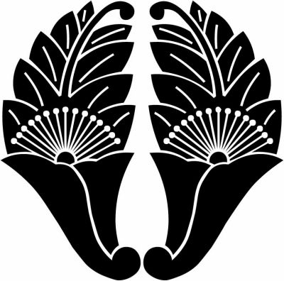 浄土宗抱き花杏葉（１）・立花杏葉（１）