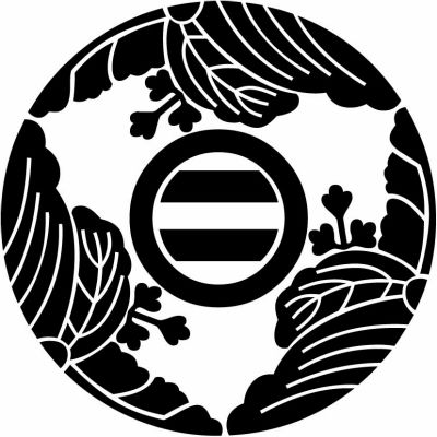 三つ割り五三桐に丸に二つ引き・三つ割り五三の桐に丸に二つ引き