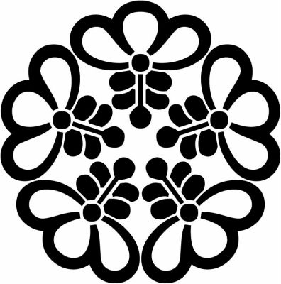 中陰五つ光琳桐