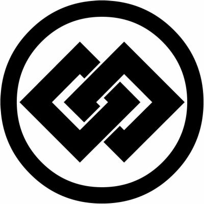 丸に違い釘抜き