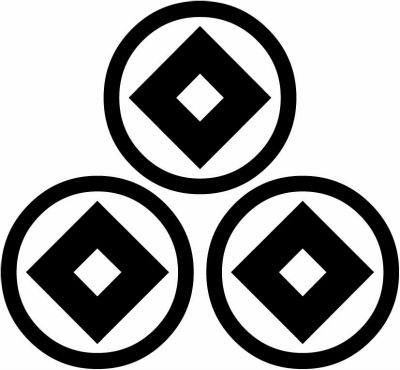 三つ盛り丸に釘抜き