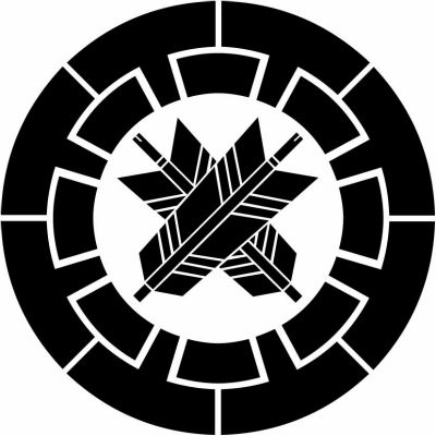 源氏輪に違い矢