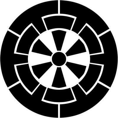 六つ源氏車・六つ割り源氏車・六本源氏車・六本骨源氏車