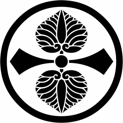 中輪に二つ剣河骨