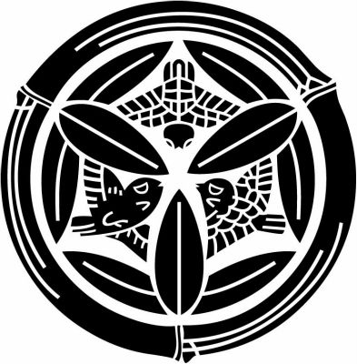 勧修寺笹・勧修寺家笹・竹輪に九枚笹に雀