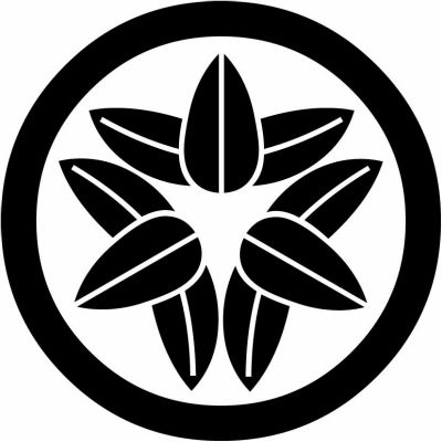 丸に頭合わせ九枚笹