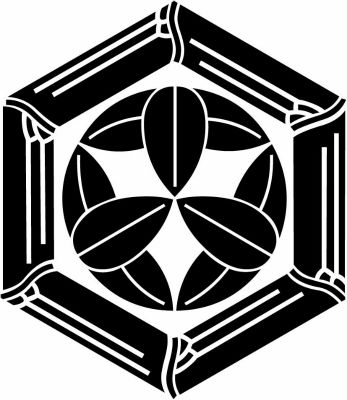 竹亀甲に九枚笹