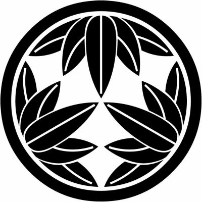 中輪に十五枚笹