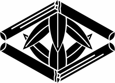 変わり竹菱に六枚笹