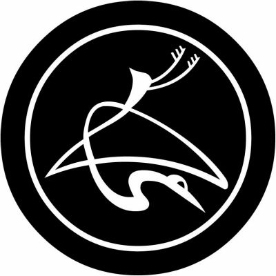 丸に地抜き長の字鶴