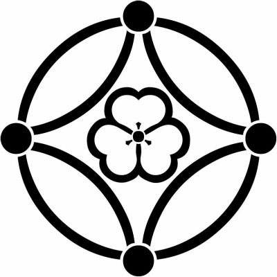 総陰星付き七宝に片喰