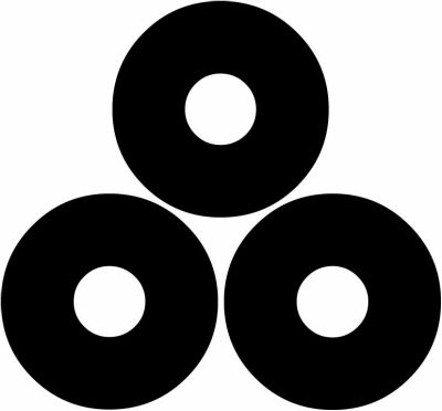 三つ盛り蛇の目・三つ蛇の目