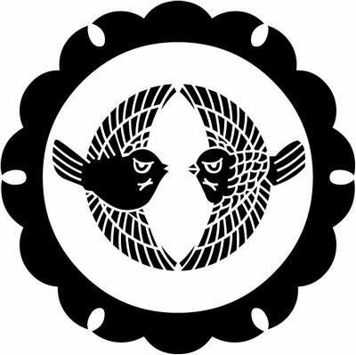 外雪輪に対い雀