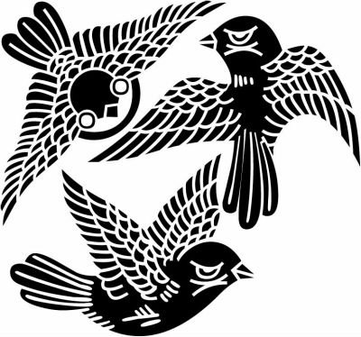 飛び三羽雀・三羽飛び雀（２）