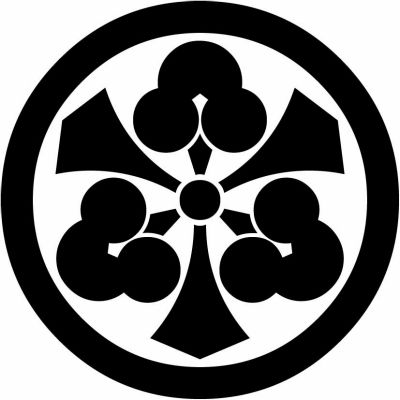 丸に剣三つ洲浜