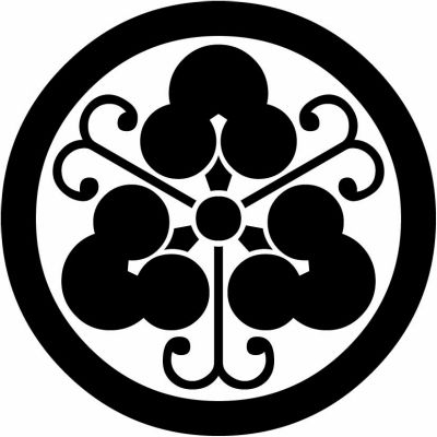 丸に蔓三つ洲浜