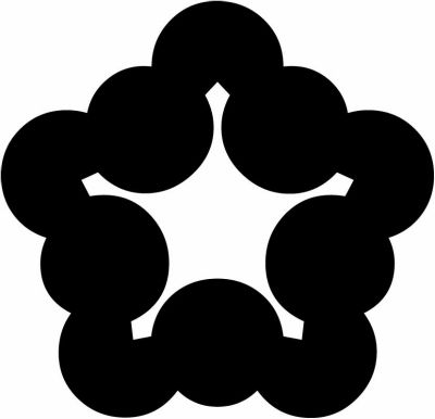 五つ持ち合い洲浜・五つ洲浜崩し