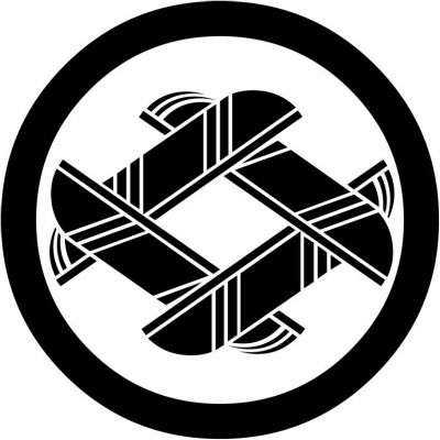 丸に割り鷹の羽井桁