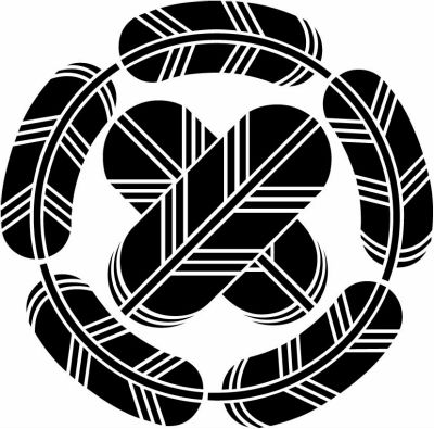 五つ鷹の羽丸に違い鷹の羽