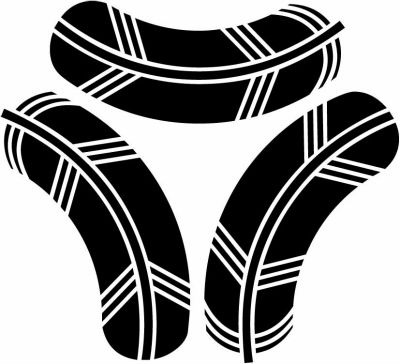 三つ反り鷹の羽