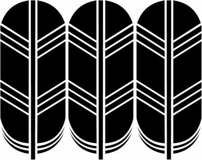 三つ並び鷹の羽・三本鷹の羽