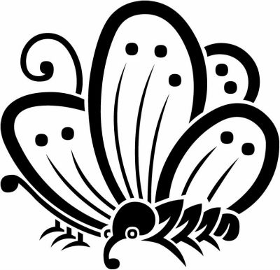 中陰光琳揚羽蝶（１）