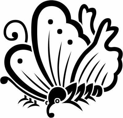 中陰光琳揚羽蝶（３）