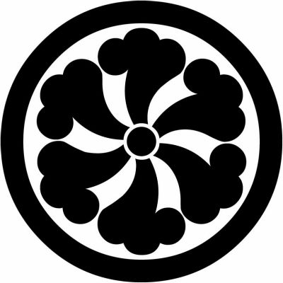 丸に鉄仙／丸に鉄線