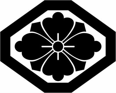 隅切り菱に剣花菱