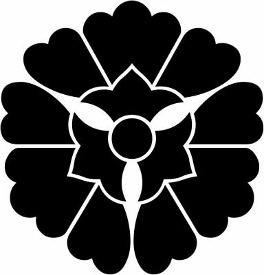 三つ寄せ台花菱・三つ寄せ花菱