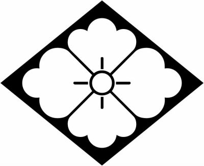 菱持ち地抜き花菱・菱餅に花菱