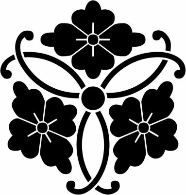 変わり三つ蔓花菱・三つ変わり蔓花菱