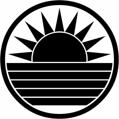 細輪に尖り日足に水