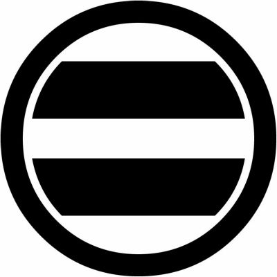 丸に太二つ引き