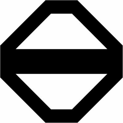 隅切り角に一つ引き