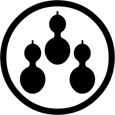 中輪に三つ盛り瓢