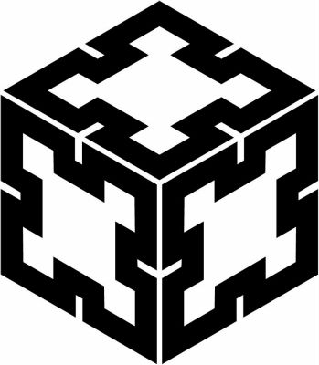 三つ折り入り菱