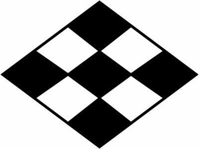 市松菱・菱持ち地抜き市松菱