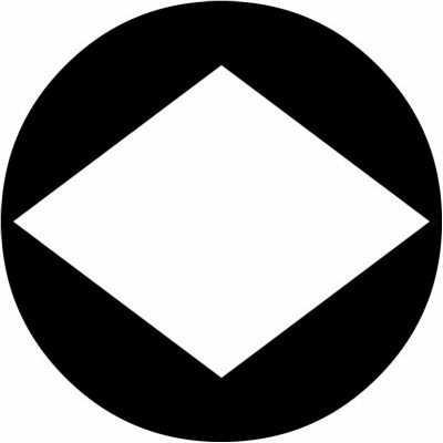 石持ち地抜き菱