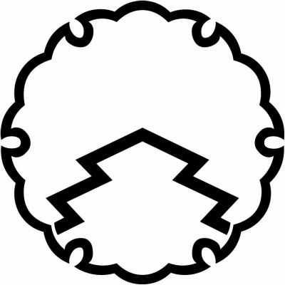 雪輪に覗き中陰三階菱